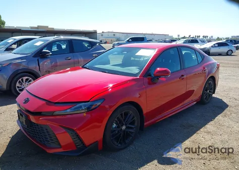 2025 Toyota Camry Se z USA, uszkodzony, nr VIN 4T1DAACK6SU164426